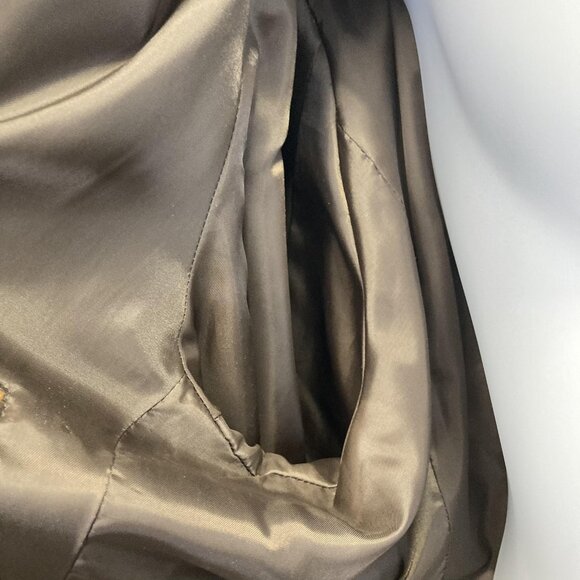 RARE Orvis Brown Suede Leather Field Jacket Mens 48 Sport Coat Throat Latch - Picture 15 of 16